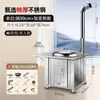 Novo Modelo Estufa para Lenha de Aço Inoxidável 304 Rural para Uso Doméstico, Fogão Grande Portátil de Ferro, Fogão a Lenha para Exterior