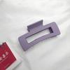 Horquilla cuadrada elegante esmerilada de 8,5 cm con forma de tiburón de celebridad cibernética, horquilla coreana para la parte posterior de la cabeza con media cola de caballo, accesorio para la cabeza