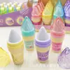 Goma de Borrar Ice Cream Monster Bear 99733 Sacapuntas y Borrador de 2 en 1 para Lápiz de un Solo Agujero Cono Lindo
