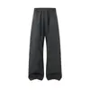 Pantalones casuales transfronterizos para hombre y mujer, pierna recta, corte holgado, versátiles, deportivos, estilo pareja, retro americano casual, color liso, pantalones largos