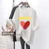 Top de lactancia Moda de verano para mamás calientes Camiseta de manga corta moderna Holgada Versátil Ropa de lactancia para usar en verano