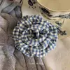 Pinza para el Cabello de Malla con Flor de Rosa Estilo Coreano para Mujer, Pasador para Moño o Cola de Caballo Alta, Pinza de Tiburón para la Parte Posterior de la Cabeza