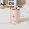 Balde para Pedicure Caseiro, Balde Portátil Isolado de Temperatura Constante para Pedicure para Adultos e Mulheres, Dobrável com Drenagem, Bolsa Portátil para Pedicure para Lavar os Pés