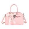 Bolsa Satchel Elegante Estilo Coreano Quadrada Pequena para Mulheres Nova Moda 2025 Design de Nicho Elegante Bolsa de Ombro Transversal