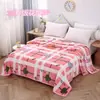 Cobertor de veludo de leite cor sólida espesso cobertor de presente de inverno cobertor de sofá cobertor de cochilo cobertor de flanela compra em grupo atacado