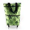 Sacola de Compras Dobrável em Estoque do Fabricante, Bolsa Portátil com Rodas, Sacola de Supermercado, Bolsa Grande de Supermercado com Rodas, Disponível para Dropshipping