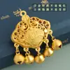 Aleación que retiene el color longevidad cerradura accesorios de bricolaje esmalte ruyi candado de oro accesorios para pulsera collar campana candado de seguridad