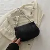 Bolsa Pequena de Axila com Corrente de Diamantes de Paetês Feminina 2024 Nova Moda Bolsa de Ombro Transfronteiriça Comércio Exterior Bolsa Transversal