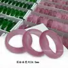 Fornecimento Direto da Fábrica de Pulseira de Pedra Olho de Gato de Alta Qualidade, Pulseira Larga Verde Espinafre Rosa Profundo, Pulseira de Vidro Imitação de Jade Transfronteiriça