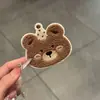Oso Lindo con Sombrero Accesorios para el Cabello de Velcro sin Costuras Simples para Niña Accesorios Adhesivos para el Cabello