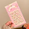 Adesivos de Unha Sanrio para Crianças, Arte de Unha Fofa e Divertida, Peças de Unha para Estudantes, Peças de Unha Doces, Unhas Vestíveis para Crianças