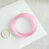 El Pulsera de Piedra Ojo de Gato Verde Militar Más Vendida de Vietnam en Color Rosa Macaron Claro
