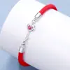 Pulseira para Casais, Homens e Mulheres, um Par de Pulseiras de Fio Vermelho com Chave, Tecida, Presente para Estudantes, Comemorativa, Atacado, Estilo Chinês