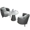 Sofá de Recepción de Negocios Combinación de Mesa de Café Lobby de Hotel Accesible Lujo Ocio Accesible Lujo Hotel Área de Descanso Mesa y Sillas de Negociación