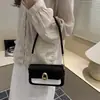 Bolsa de Mão Quadrada Pequena Tendência Retro Transfronteiriça para Mulheres, Novo Estilo Verão 2026, Bolsa de Ombro Color Block Patchwork, Bolsa de Ombro para o Dia a Dia