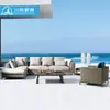 Juego de Sofá Nórdico de Ratán para Tres Personas, Adecuado para Hoteles, Casas de Huéspedes, Jardines Exteriores, Villas y Diseños de Patios, Sofá de Ocio