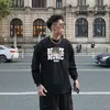 Estilo Hong Kong Estampado 2026 Cordón Transfronterizo Manga Larga Ropa Exterior Ropa Deportiva Directamente de la Fuente Ropa Hombres y Mujeres Tops Sudadera Chaqueta