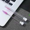 Cepillo para Pestañas Tubo Transfronterizo con Pestañas de Diamante, Varilla de Cristal, Peine Espiral para Pestañas, Cepillo para Cejas, Cepillo Portátil Rizador de Pestañas