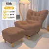 Sofá preguiçoso pode deitar e dormir no quarto sofá pequeno cadeira preguiçosa cadeira individual cadeira reclinável dobrável cadeira de sofá para varanda