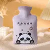 Nova Bolsa de Água Quente de PVC Cheia de Água, Aquecedor de Cintura de Pelúcia Fofo, Aquecedor de Barriga, Bolsa de Água Quente de Desenho Animado, Grande Capacidade, Espessada e à Prova de Explosão