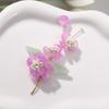 Guofeng súper hada hoja verde flor de loto corazón ramo diy tejido a mano horquilla de cuentas accesorios para el cabello pendientes material al por mayor