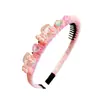 Diademas para Niñas para Controlar el Cabello Suelto, Diseño de Dibujos Animados, No Dañinas, con Dientes, Antideslizantes, Diadema, Accesorio para el Cabello, Capibara