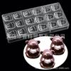 Molde de Chocolate de Plástico Duro PS Molde de Cubitos de Hielo Rosa Herramientas para Hornear Gelatina 3D Disponibles en Varios Estilos