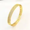 Set de Pulsera y Anillo de Moda de Estilo Europeo y Americano con Circonias Completas, Joyería Casual para Mujer, Pequeña, Fresca y Sencilla al por Mayor