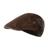 Gorra de estilo británico de periódico japonés, gorra de visera de otoño e invierno estilo old money vintage para mujer, gorra de gamuza tipo pico, gorra de periódico de moda
