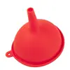 Funil de silicone conjunto de 3 peças resistente a altas temperaturas silicone separação de líquidos vazamento de óleo vazamento de vinho cozinha líquido mel separação funil