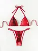 Nuevo traje de baño bikini estilo europeo y americano 2027 para mujer, con diseño de dos piezas, ajuste sexy y favorecedor, y perfecto para vacaciones en la playa