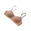 Venda direta do fabricante, popular no Sudeste Asiático, calcinhas femininas sem costura, sutiã push-up modelador de peça única para busto pequeno e grande