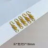 Hebilla de Anillo para Pulsera Antigua de Perlas Doradas Cuentas Espaciadoras Pulsera Hecha a Mano Accesorios de Cuentas Espaciadoras Joyería DIY Colgante Venta al por Mayor
