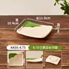 Cuenco de Melamina para Condimentos, Cuenco Pequeño, Plato para Dips, Plato Japonés Dividido para Platos Fríos, Plato para Acompañamientos de Sushi, Plato Comercial para Mostaza y Salsa de Soja
