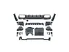 Adecuado para Mercedes-Benz Clase C 206 Parachoques Amgc63Gt Rejilla Garganta de Escape Labio Trasero Guardabarros Kit Grande de Contorno de Escape