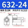 Stud de Rebite de Pressão com Furo Passante de Aço Inoxidável Britânico Stud de Rebite para Chapa Metálica Porca Stud Parafuso Stud Sos-632/8632-2 ~24