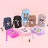 Bolsa cruzada de silicona creativa y linda para productos al contado transfronterizos, bolsa de almacenamiento con cremallera, venta al por mayor, cruzada portátil, funda para teléfono DIY