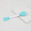 Brocha de Silicona para Mascarilla, Brocha Suave para Mascarilla, Brocha en Forma de Abanico para Ácido Frutal, Brocha de Maquillaje, Brocha de Belleza, Aplicador de Mascarilla de Barro, Herramienta de Belleza