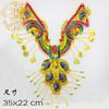 Flor de cuello grande con lentejuelas, ramillete de cuentas, tocado de baile, accesorios para ropa de actuación, accesorios de decoración [venta al por mayor pequeño]]