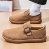 Cross-Border Large Size 47 Men's New Spring and Summer Casual Shoes, Men's Retro Round-Toe Slip-On Lazy Birkenstock Shoes