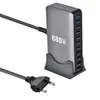 Carregador Pd de Nitreto de Gálio 1000W 10 Portas Multifuncional Adaptador 1000W Novo Carregador Multifuncional 950W