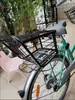 Cesta Traseira de Bicicleta Bicicleta Dobrável Cesta de Carga para Banco Traseiro Pet Cesta para Legumes de Mountain Bike Mochila para Garrafa de Bicicleta Elétrica