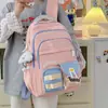 Mochila Escolar Linda Estilo Universitario para Niña de Secundaria Estudiante de Preparatoria Gran Capacidad Reductora de Carga Mochila de Viaje para Computadora