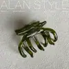 Pinza de Tiburón Nueva Gruesa de Ácido Acético Arlan Color Gelatina Lujo Ligero Alto Sentido Pinza para Agarrar Cabello Pinza de Agarre Elegante Coreana