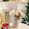 Navidad Artificial Lentejuela Racimo de Bayas Acebo Fruta Roja Baya Decoración de Navidad Año Nuevo Decoración de Sala de Estar Arreglo Floral Adornos