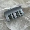 Pinza para el pelo Peine Dulce Color Silver Spring Estilo Coreano Pieza Sensación de Alta Gama Pinza de Tiburón para la Parte Posterior de la Cabeza Accesorio para el Cabello al por Mayor para Mujeres