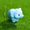 Decorações de paisagem em miniatura com designs criativos de golfinhos e caranguejos, pequenos animais com tema oceânico, ornamentos DIY para paisagismo de jardim, acessórios de saco surpresa e pequenas figuras