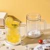 Vaso de Hielo para Refrigeración de Doble Capa Vaso para Bebida Congelada para Refrigerador Doméstico Vaso de Hielo Sándwich de Gran Capacidad Vaso para Cerveza Vaso para Bebida Vaso para Jugo