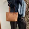2026 Bolso Tote Personalizado Estilo Coreano Retro Estampado de Leopardo Nuevo Bolso de Hombro para Viajes Cotidianos Bolso Grande de Moda para Mujeres