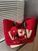 Otoño e Invierno 2025 Bolso de Lona Nuevo Moda Bolso de Mano para Estudiante Femenina Bolso de Hombro Lindo para Viajes Diarios Bolso Tote